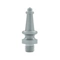 Deltana DSST26D Steeple Cabinet Finial Brushed Chrome, 10PK DSST26D-XCP10